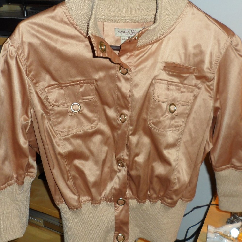 Paris Blues Ladies MOTO STYLE Jacket 3/4 Sleeves L